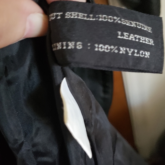 Vintage Pelle long leather oversized trench coat EUC - Picture 5 of 5